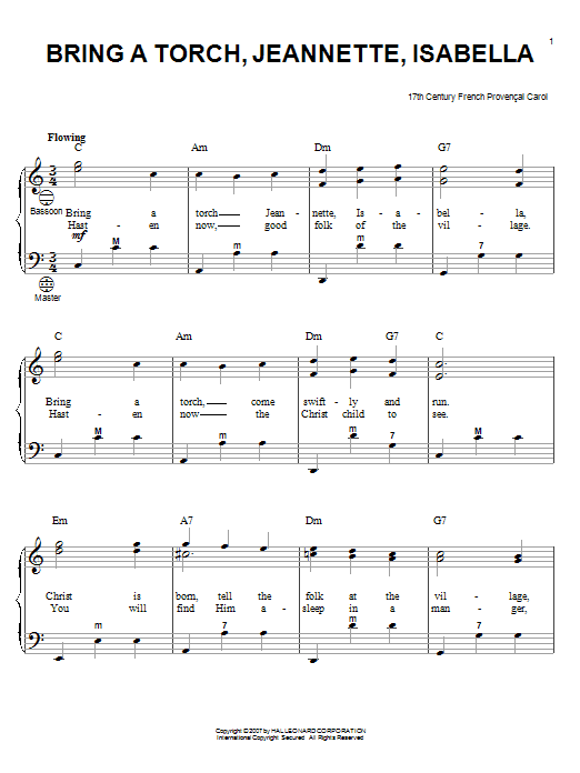 Produktbild zu:  Bring A Torch, Jeannette Isabella - 17th Century French Carol