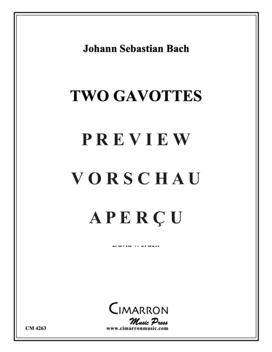 Produktgalerie: Seite 2 von 10 Two Gavottes , , (Trompete in B + Klavier)