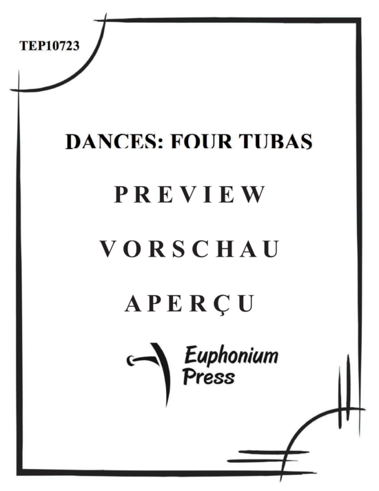 Product gallery: Page 2 of 21 Dances: Four Tubas , , (Tuba Quartett EETT)