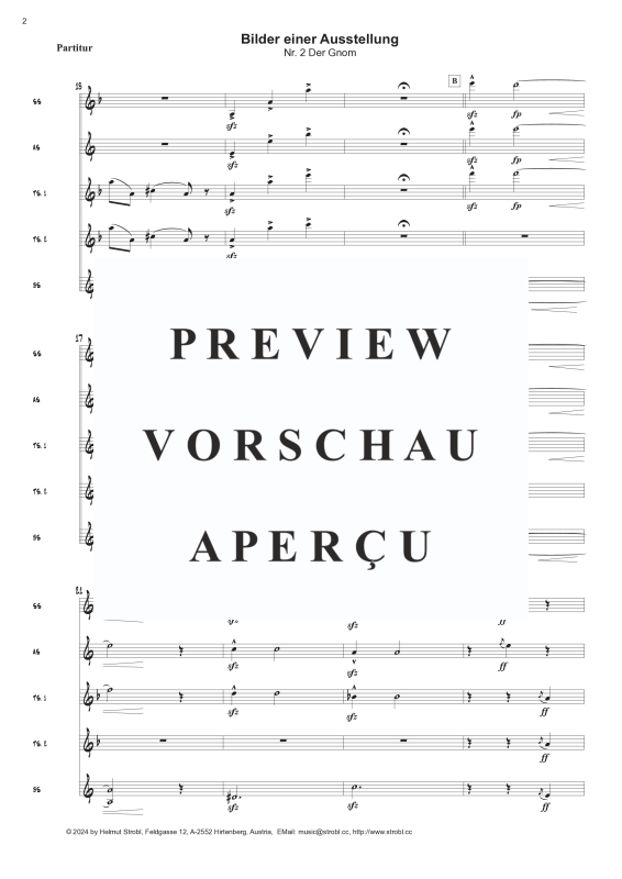 Produktgalerie: Seite 4 von 11 Der Gnom, , Saxophon Quintett