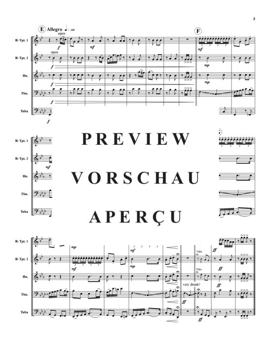 Produktgalerie: Seite 4 von 9 What Would You Do With a Drunken Tuba Quartet? , , (Blechbläserquintett)