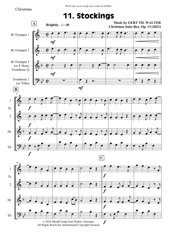 gallery: Stockings, , Blechbläser Quartett