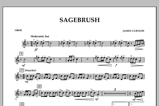 Produktbild zu:  Sagebrush - Oboe - 