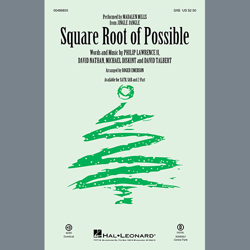 cover: Square Root Of Possible (from Jingle Jangle) (arr. Roger Emerson), Madalen Mills, Chor