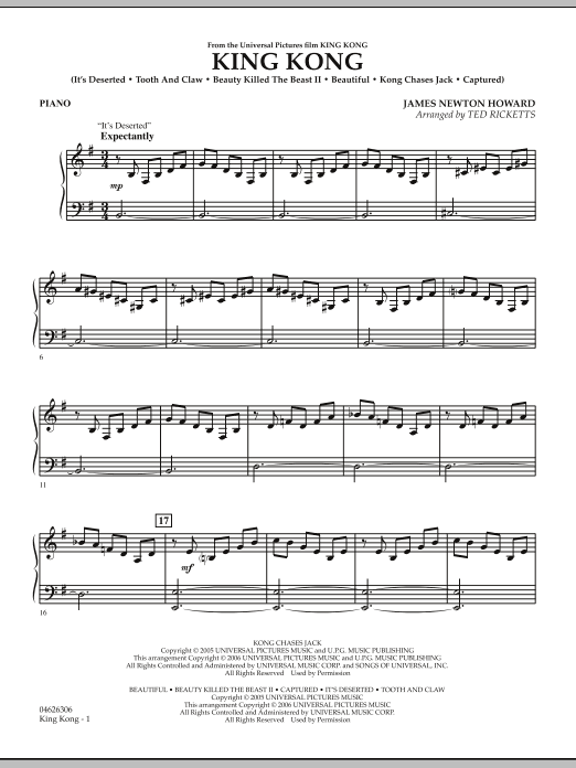 Produktbild zu: King Kong - Piano