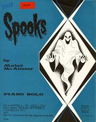 cover: Spooks, Mabel McAlister, Klavier