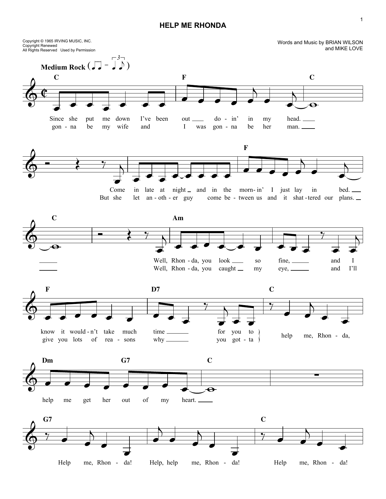 Produktgalerie: Seite 1 von 1 Help Me Rhonda, The Beach Boys
