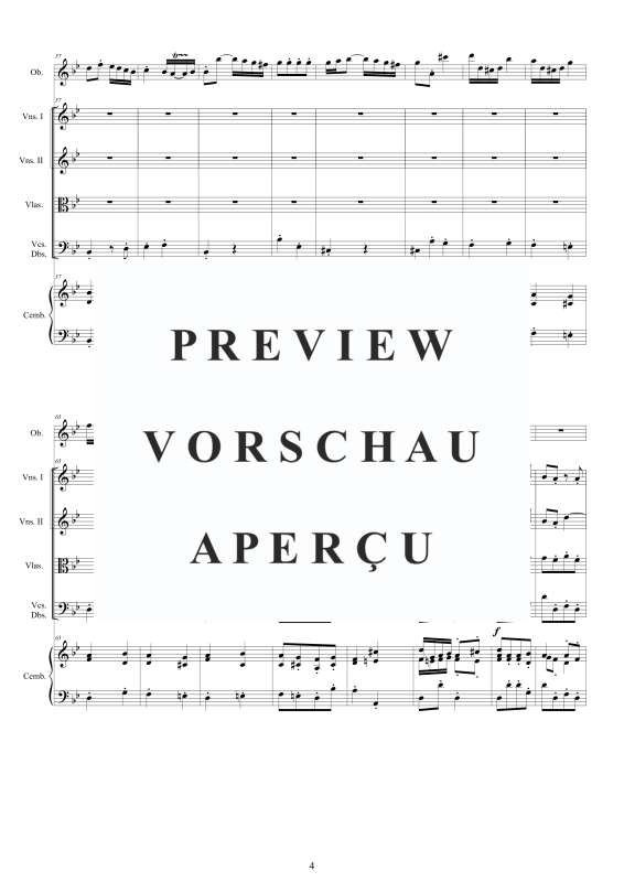 Produktgalerie: Seite 5 von 11 Concerto in G minor (I47a), , Oboe, Streicher und Cembalo