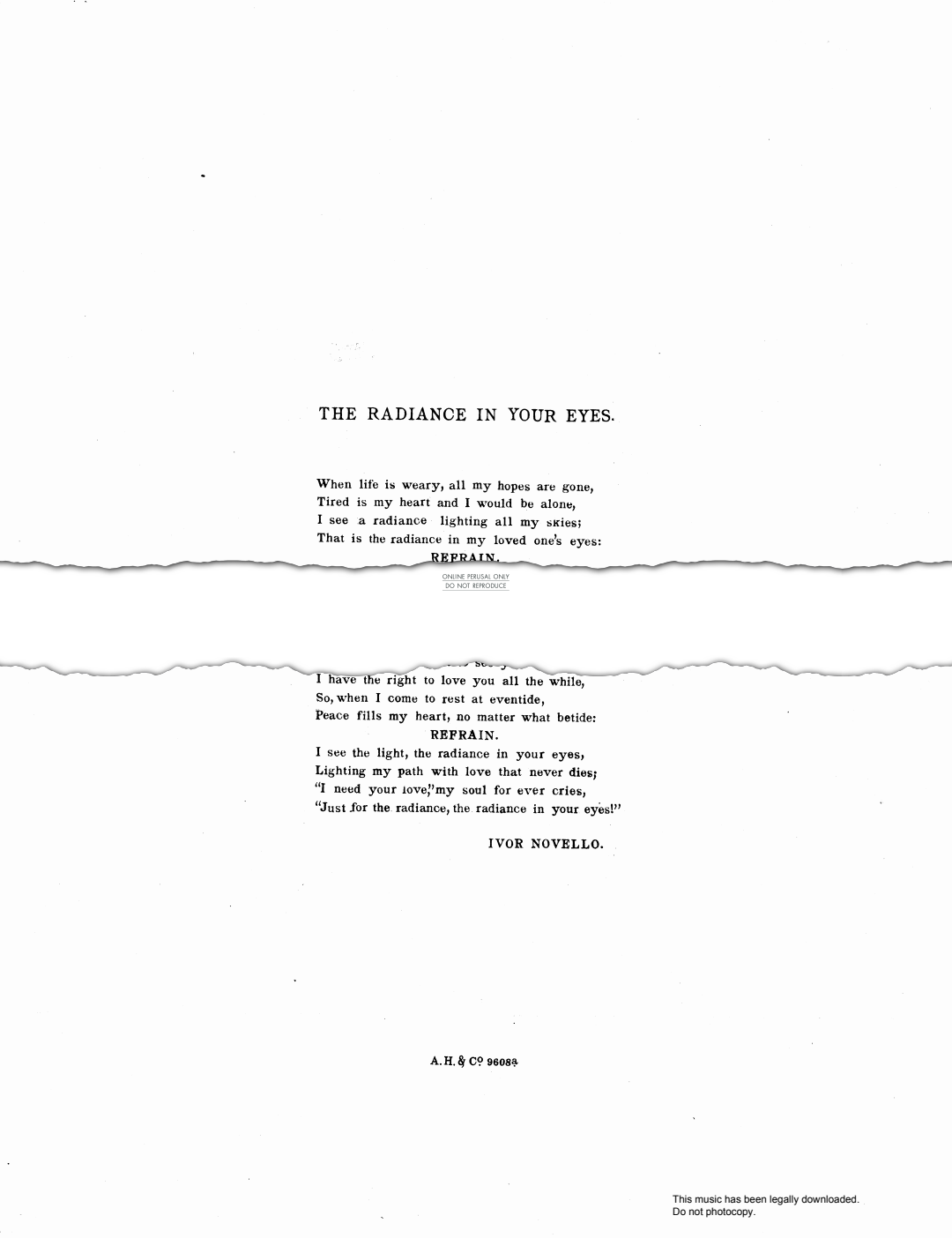 Produktbild zu: The Radiance In Your Eyes