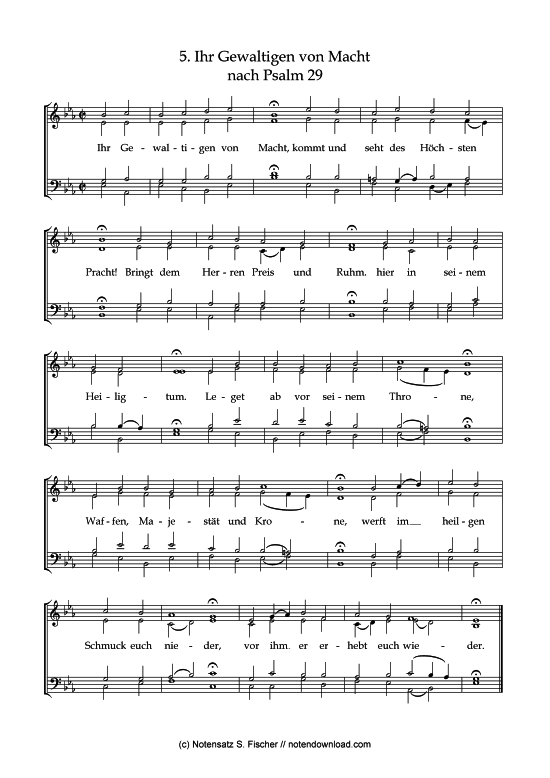 Product picture to: Ihr Gewaltigen von Macht Psalme des Kantons Schaffhausen (1867)