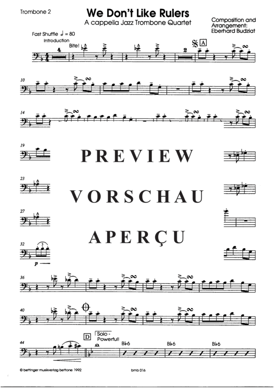 Product gallery: Page 12 of 17 We Don´t Like Rulers , , (4x trombones)