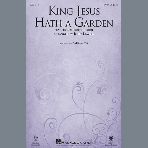 cover: King Jesus Hath A Garden (arr. John Leavitt), , Chor