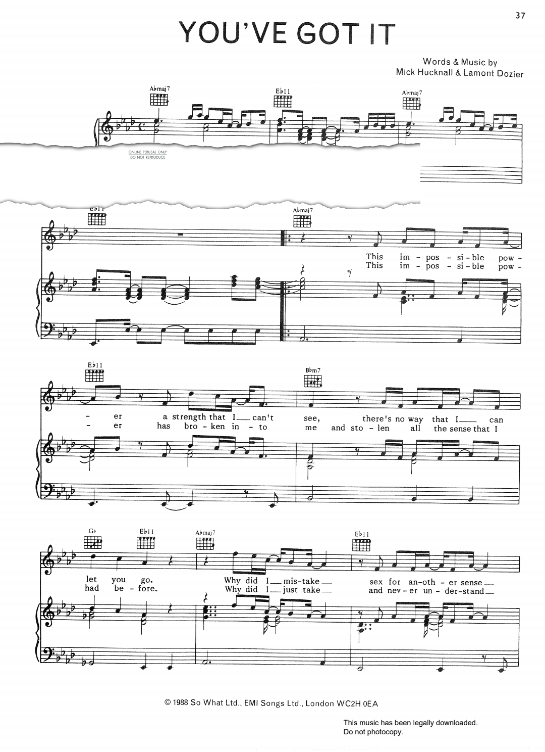 gallery: You've Got It, Simply Red