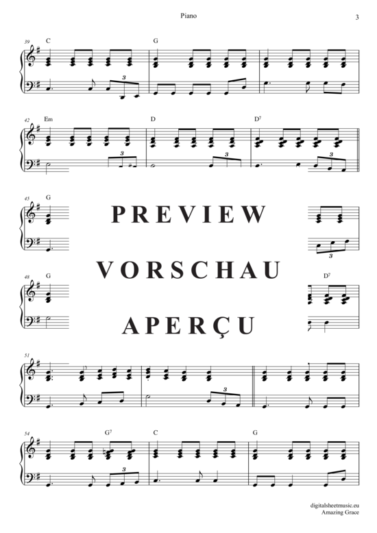 gallery: Amazing Grace , Presley, Elvis, (Violinen Trio + Klavier)