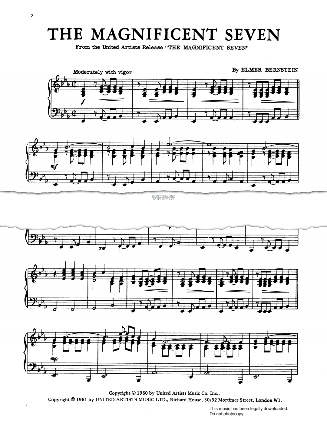 gallery: The Magnificent Seven, Elmer Bernstein