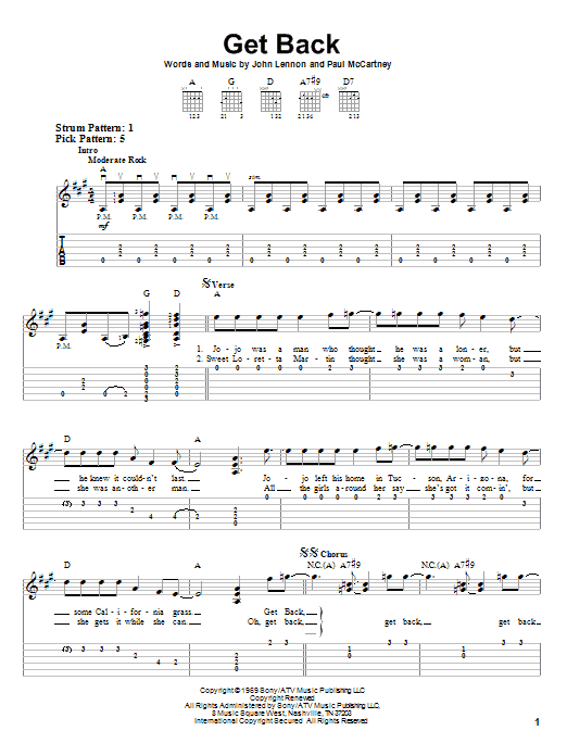 Product gallery: Page 1 of 1 Get Back, The Beatles