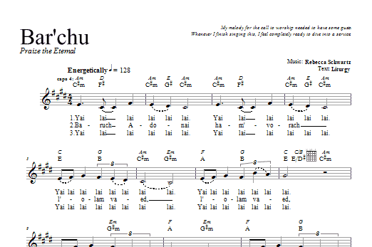 Product gallery: Page 1 of 1 Bar'chu, Rebecca Schwartz