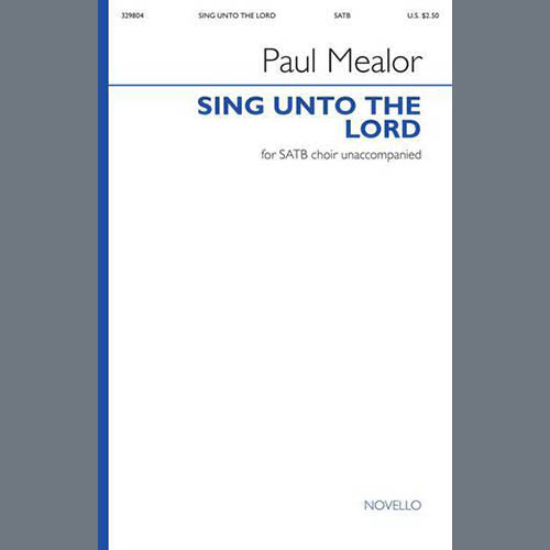 cover: Sing Unto The Lord A New Song, , Chor