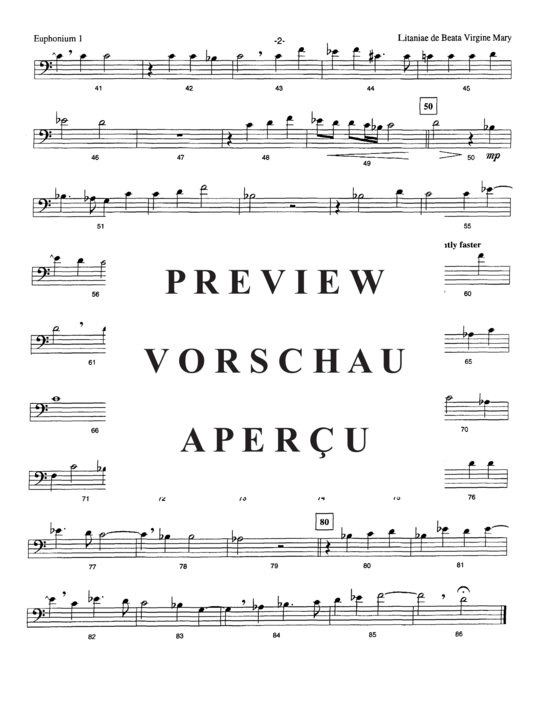 Product gallery: Page 13 of 21 Lianiae de Beata Virgine Mary , , (Tuba Quintet EEETT)