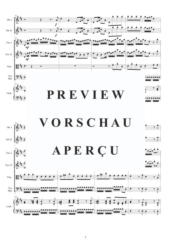 Product gallery: Page 8 of 11 Concerto No.12 in D major Op.9, , 2 Solo Oboes, String Ensemble, and Harpsichord (Bc)