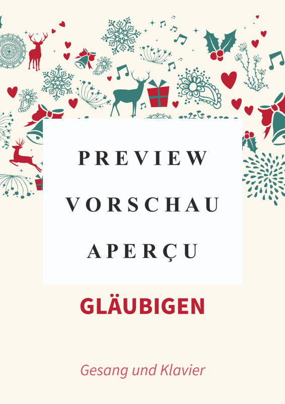 gallery: Herbei, o ihr Gläubigen, , (Gesang und Klavier)