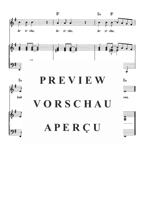 gallery: Joshua Fight the Battle, , Voice and Piano