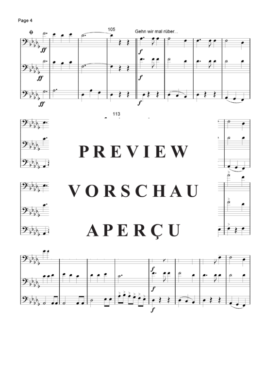 Product gallery: Page 5 of 21 German-Schunkel-Medley , Blasorchester Fatamo, (trombone/tenor horn trio)