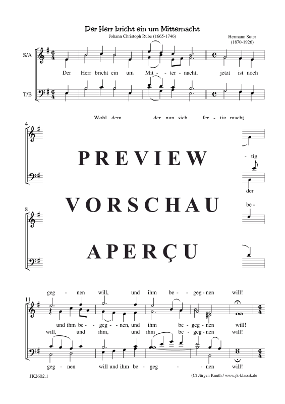 Product gallery: Page 2 of 4 Der Herr bricht ein um Mitternacht , , (mixed choir)