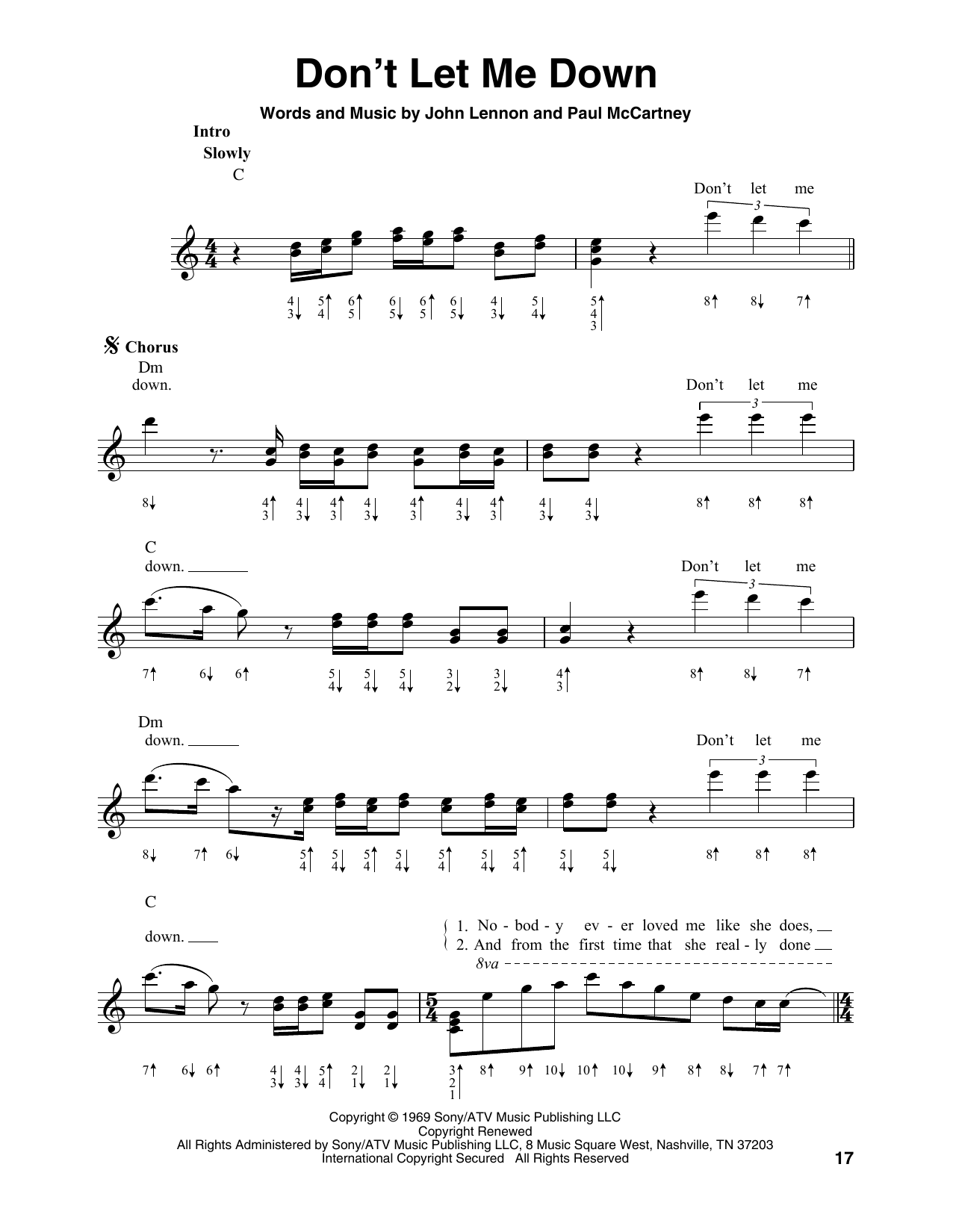 Product gallery: Page 1 of 1 Don't Let Me Down, The Beatles