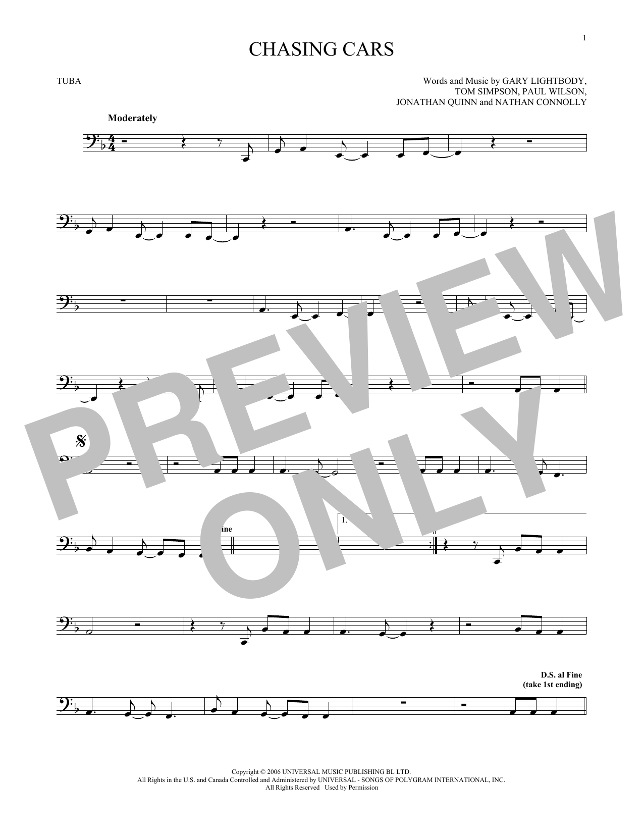 Product gallery: Page 1 of 1 Chasing Cars, Snow Patrol