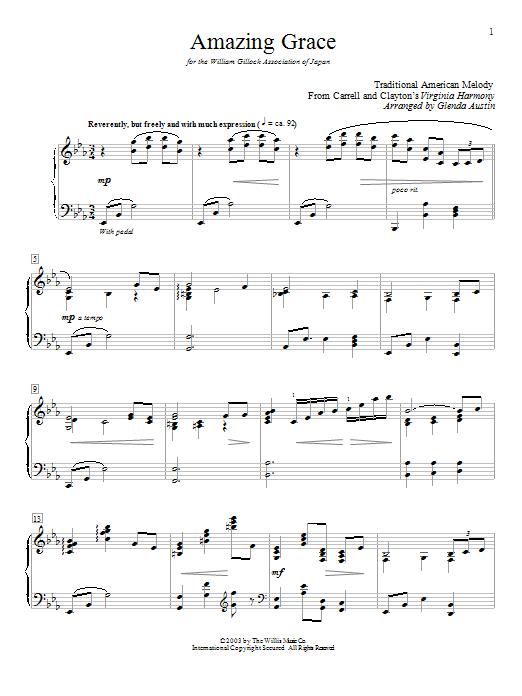 Product picture to:  Amazing Grace - John Newton