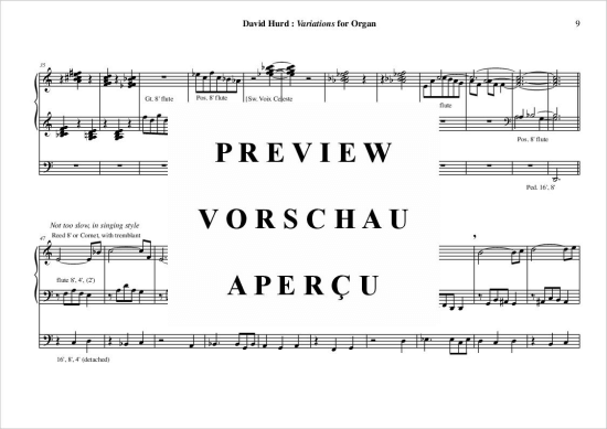 Product gallery: Page 10 of 19 Variations , , (Orgel Solo)