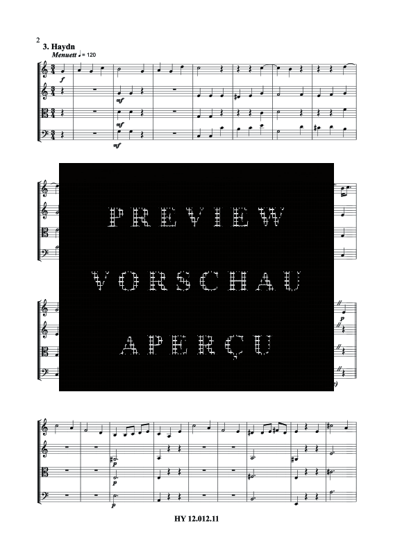 gallery: Happy Birthday, , (Streicher Quartett)