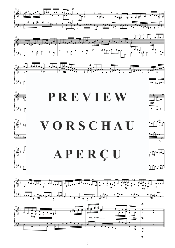 Produktgalerie: Seite 4 von 4 Fantasia und Fuge D-Moll BWV 905, , Klavier Solo