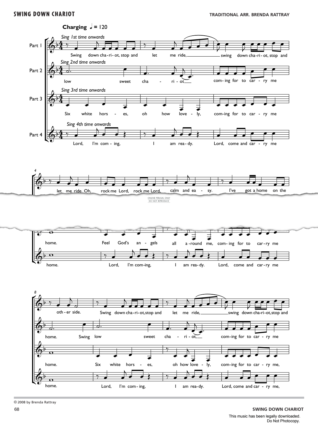 Product gallery: Page 1 of 1 Swing Down Chariot, 