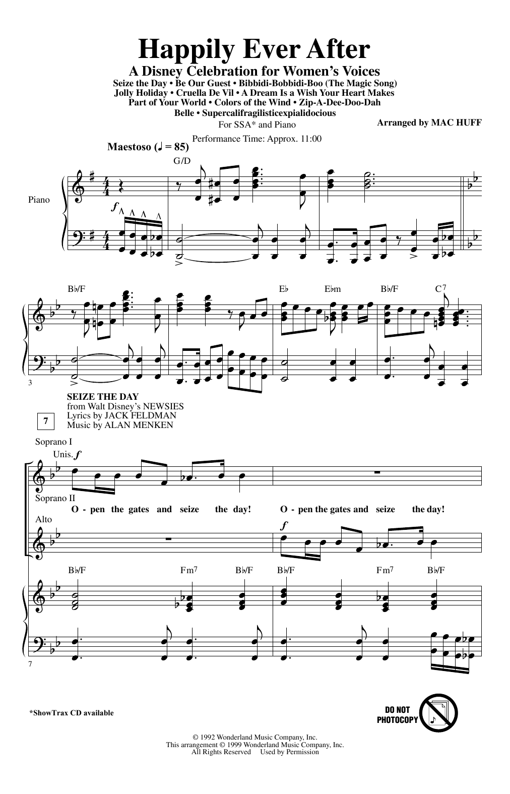 Produktgalerie: Seite 1 von 1 Happily Ever After - A Disney Celebration for Women's Voices (Medley), Mac Huff, Chor