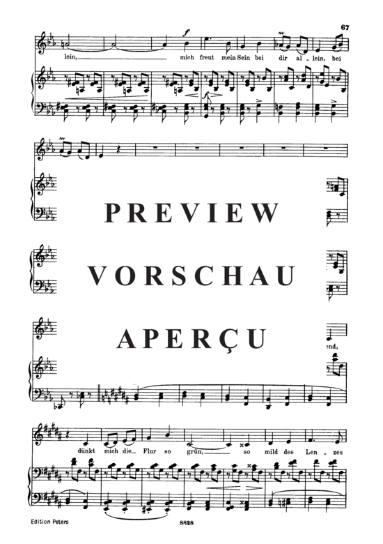 Product gallery: Page 3 of 5 Bei Dir! D.866-2, , Low Voice and Piano