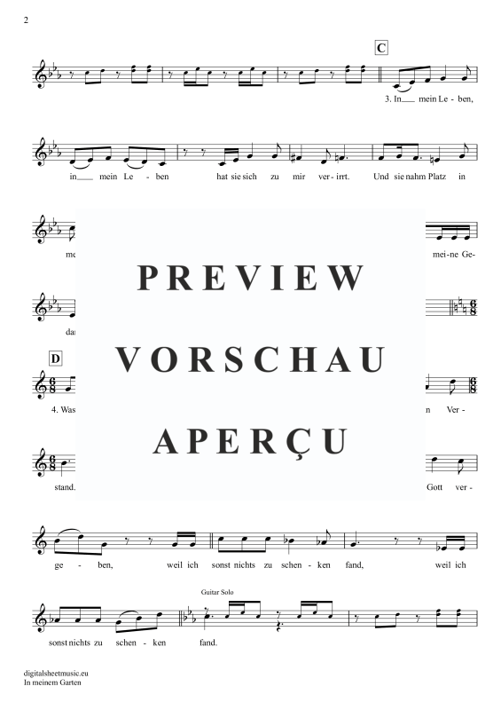 Produktgalerie: Seite 3 von 5 In Meinem Garten, Mey, Reinhard, Violine