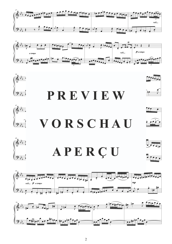 Produktgalerie: Seite 3 von 6 Fantasia in C-Moll über ein Rondo BWV 918, , Klavier Solo