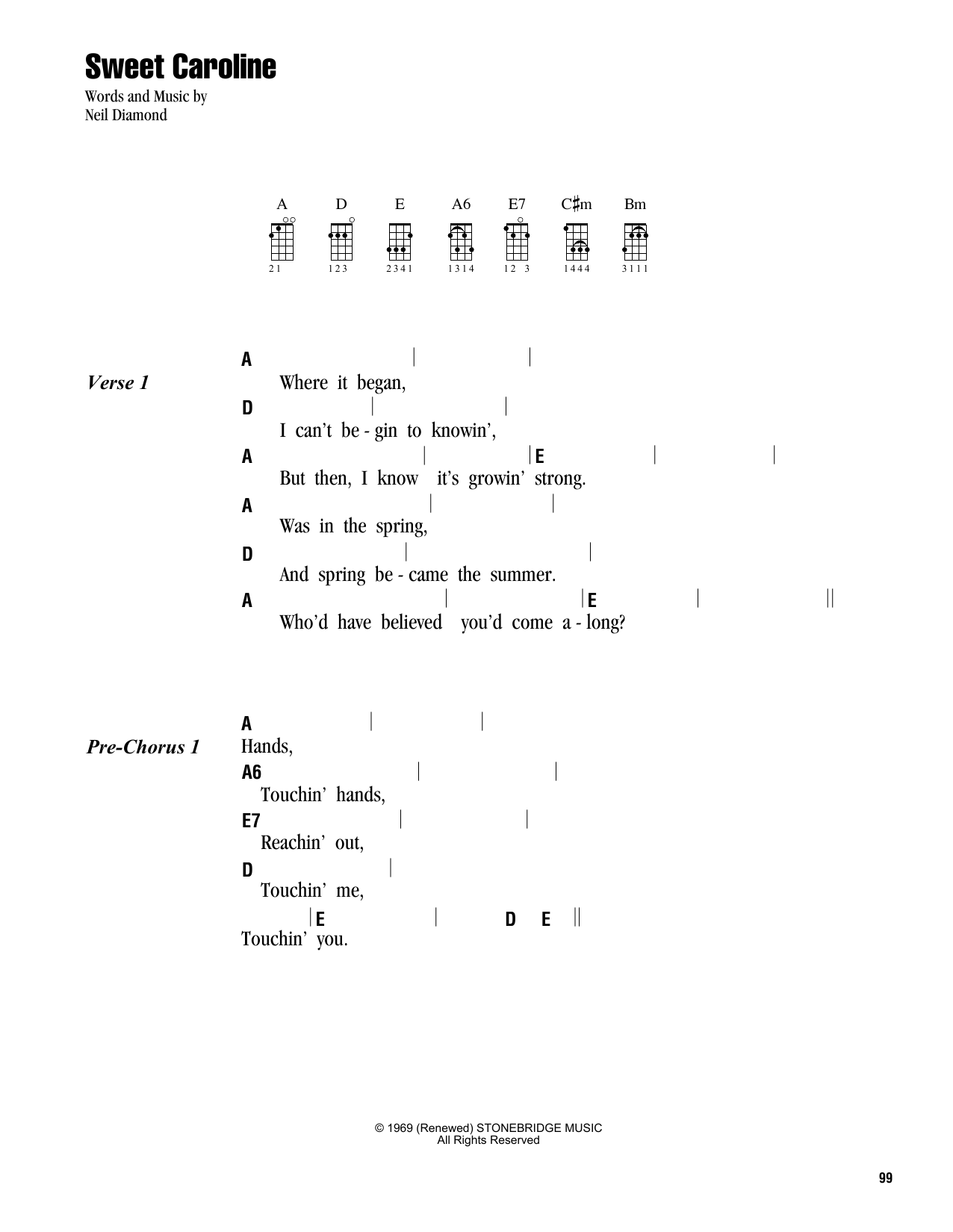 Product gallery: Page 1 of 1 Sweet Caroline, Neil Diamond