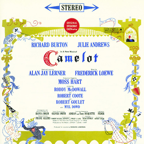 cover: Camelot, Richard Burton, Klavier