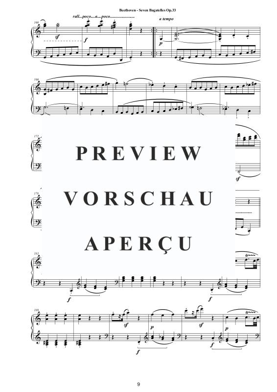 Produktgalerie: Seite 10 von 11 Seven Bagatelles for Piano Op.33, , Klavier Solo