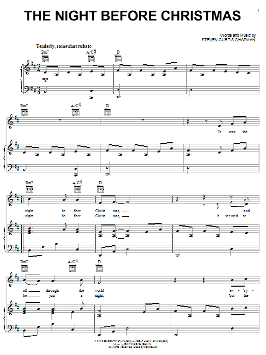 Produktbild zu: The Night Before Christmas