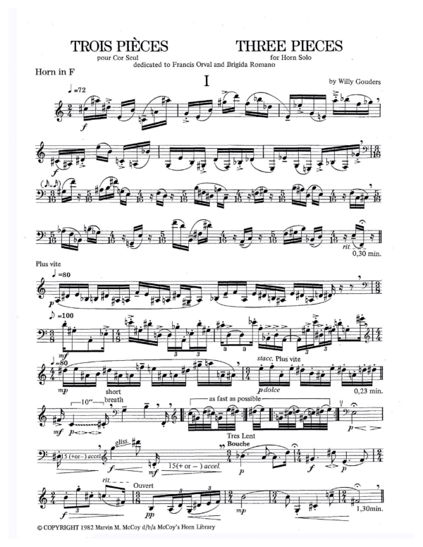 Produktgalerie: Seite 1 von 5 Three Pieces, , Horn in F