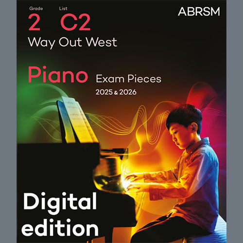 cover: Way Out West (Grade 2, list C2, from the ABRSM Piano Syllabus 2025 & 2026), Pete Letanka