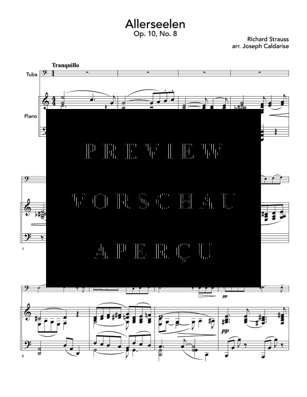 Product gallery: Page 10 of 11 Romantic Tuba, The, , (tuba and piano)