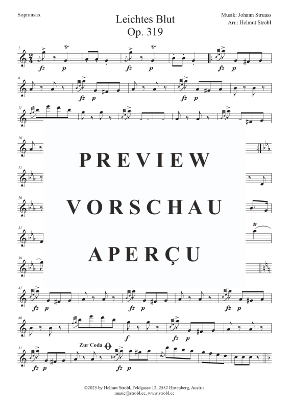 Produktgalerie: Seite 3 von 11 Leichtes Blut, , Saxophon Quintett