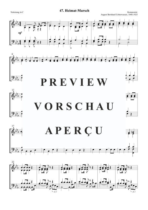 Product gallery: Page 2 of 5 Heimat-Marsch, , Trombone Choir
