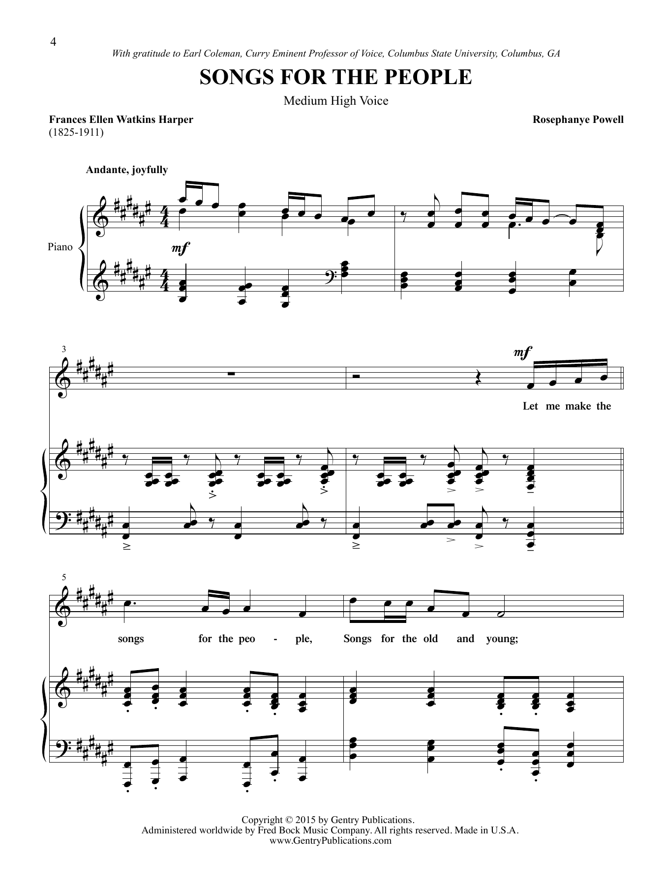 Produktbild zu: Miss Wheatley's Garden (Medium High Voice)