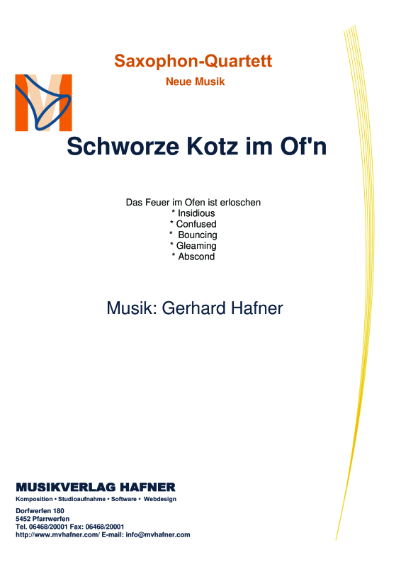 Product picture to: Schworze Kotz im OfnGerhard Hafner